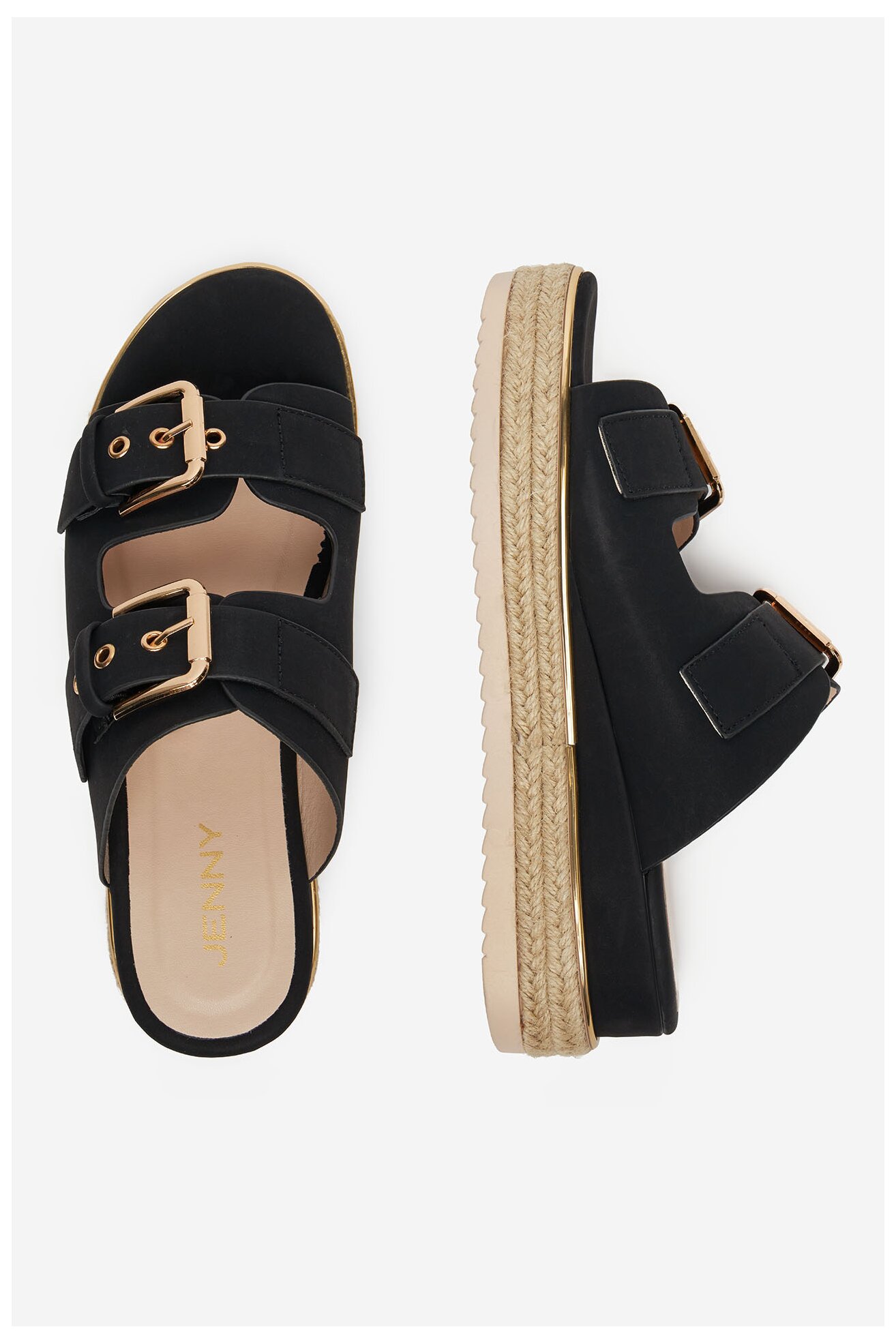 Еспадрилі Jenny LB-P1434-YLD ЧОРНИЙ