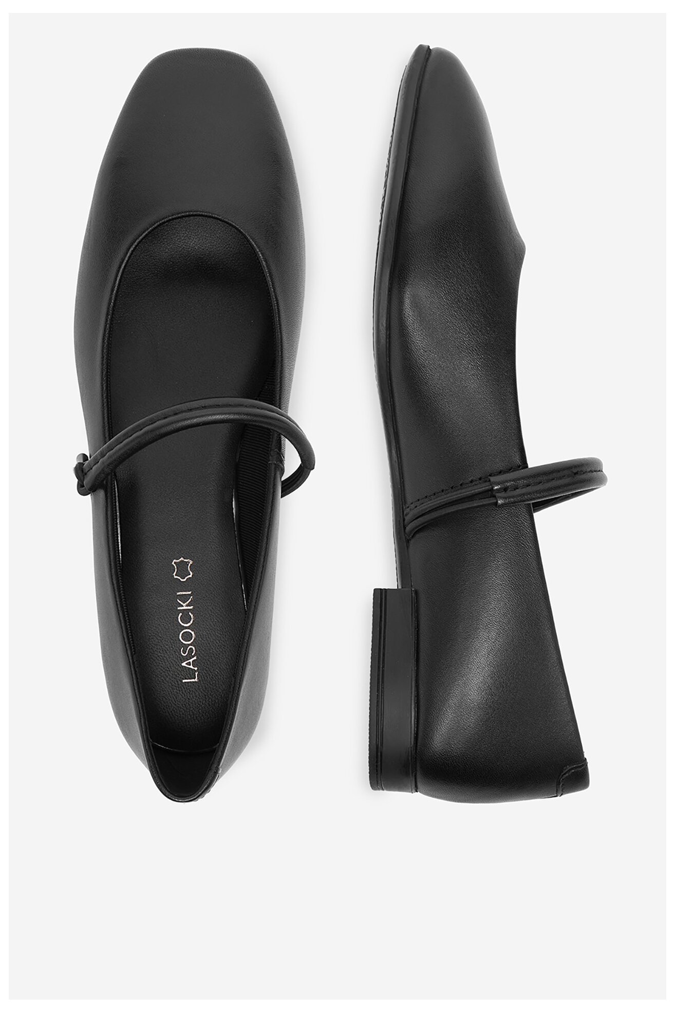 Baleríny Lasocki CEO-RST-ROMI-64 ČERNÁ