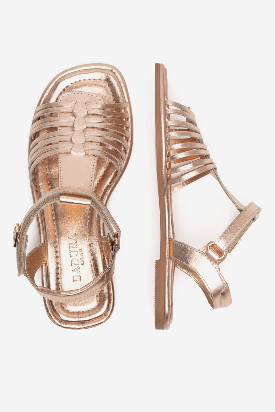 Badura - Sandały skórzane - 5905588526704