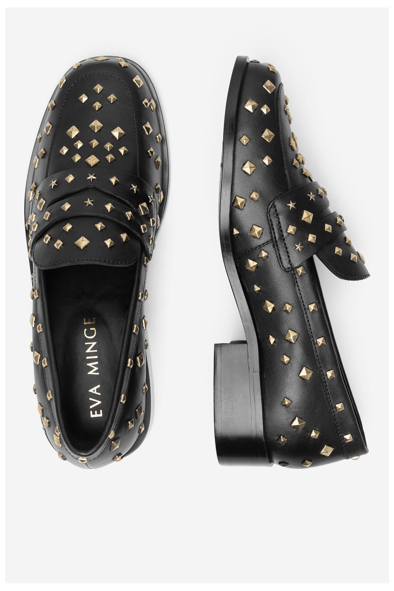 Mocasini EVA MINGE AMINA-115985 NEGRU