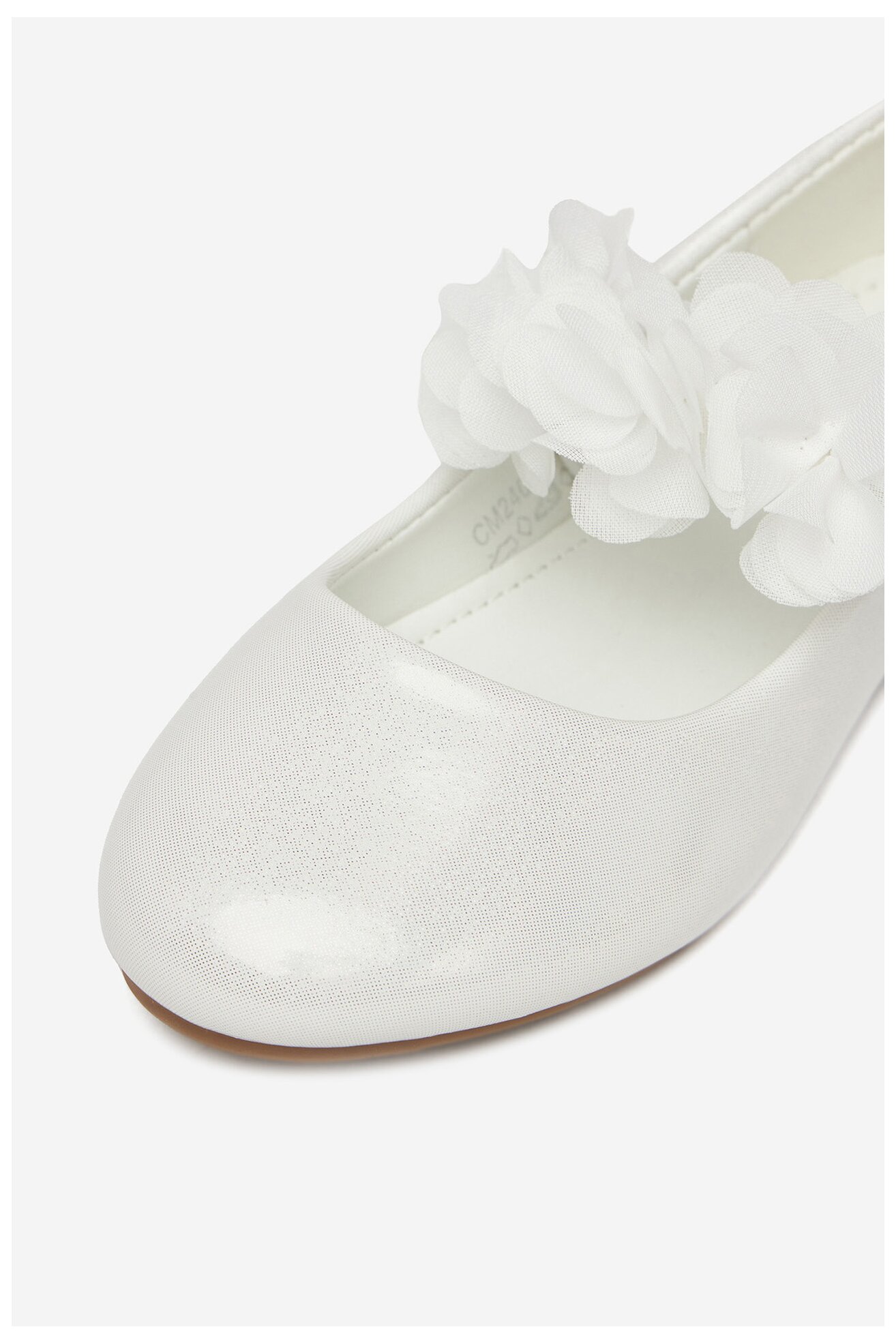 Baleriny Nelli Blu CM240417-11 Biały