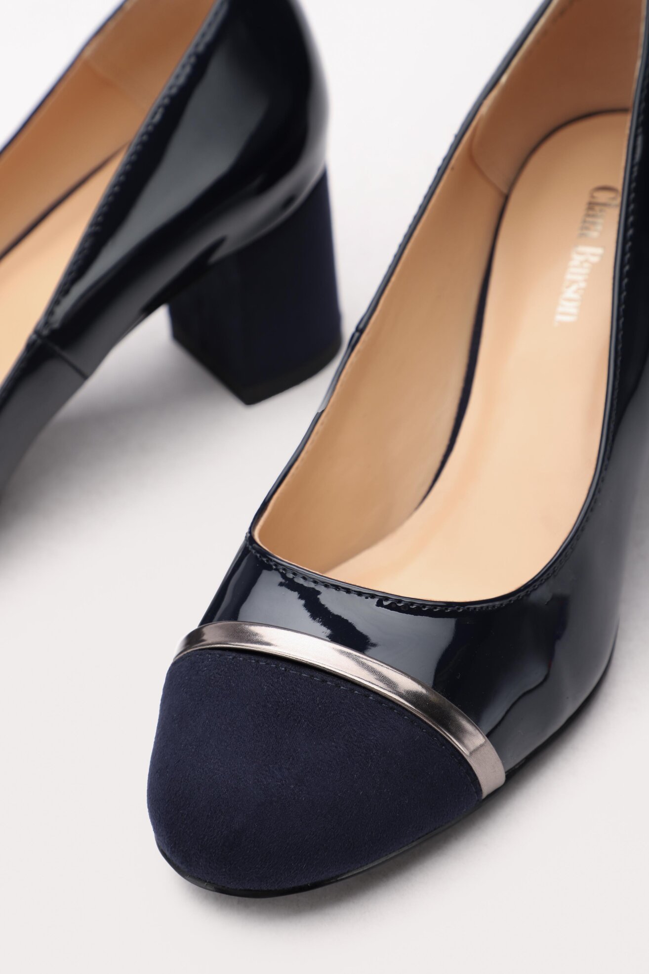 Czółenka Clara Barson WYL1670-4 Granatowy