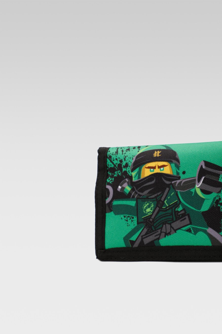
                Lego - Portfel dziecięcy z printem zielony - 5904248970390