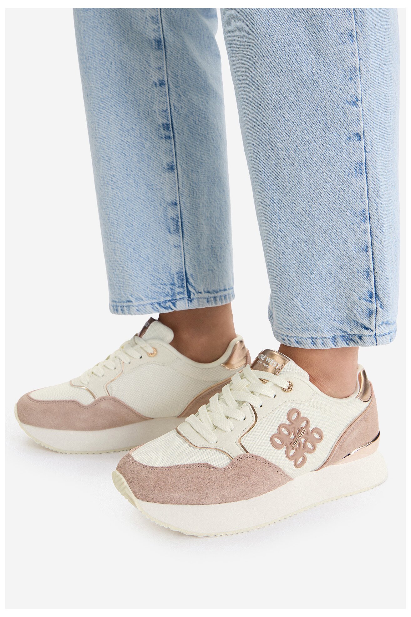 Sneakers NINE WEST EO-H24049 Biały