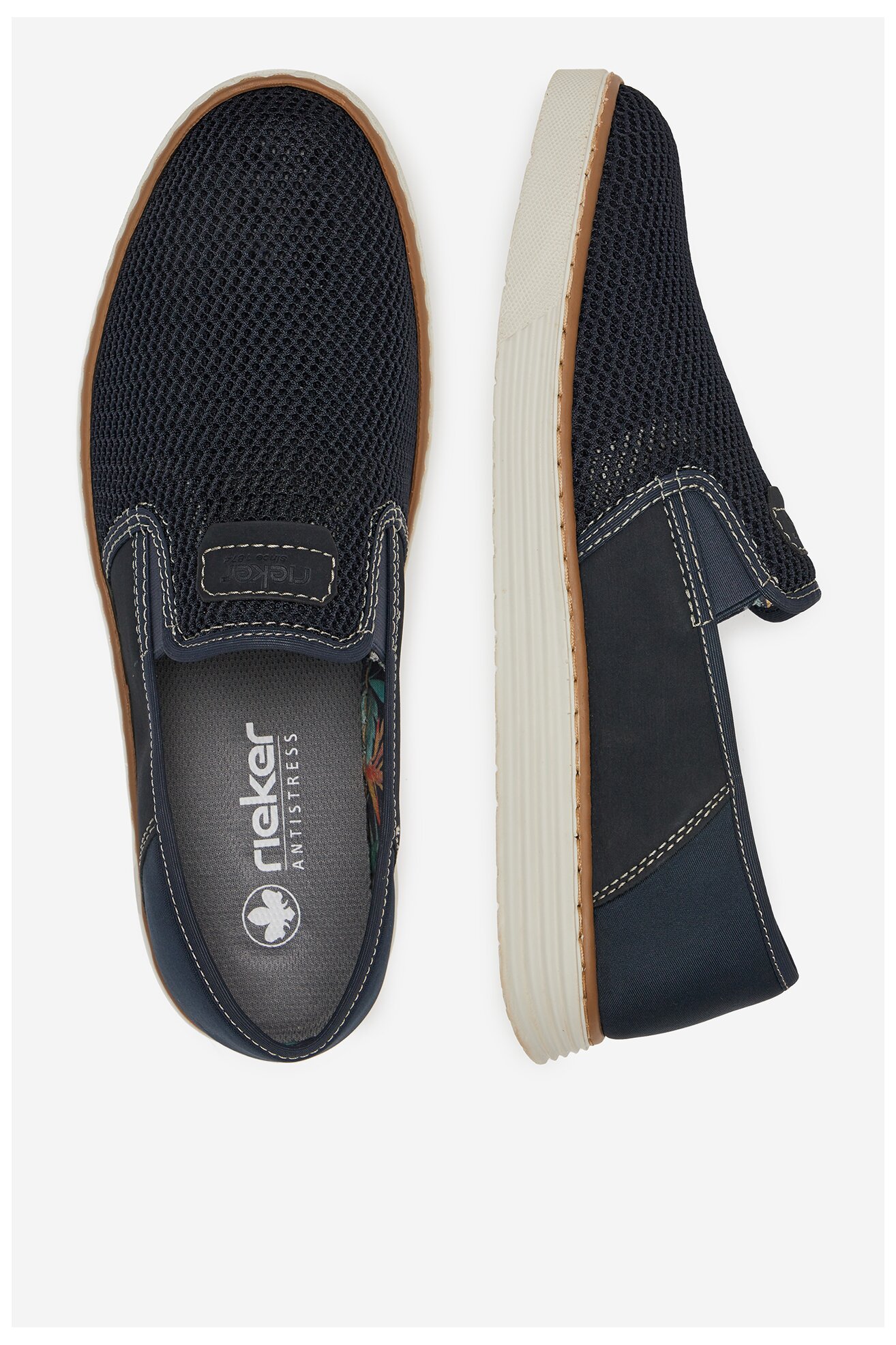 Pantofi pânză Rieker B2267-14 BLEUMARIN