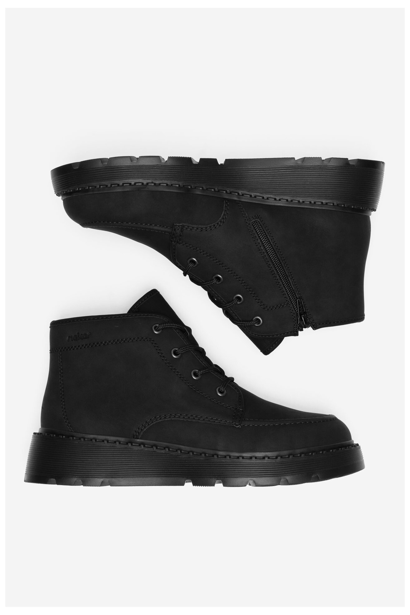 Csizma Rieker 70400-00 FEKETE