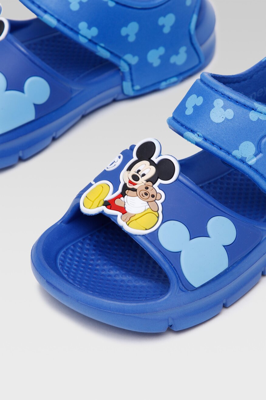Mickey&Friends - Sandały z printem niebieskie - 5903698281315
