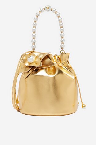 Сумка З Ремінцем Gino Rossi EO-ROSE-LA224-19454 ЗОЛОТИЙ