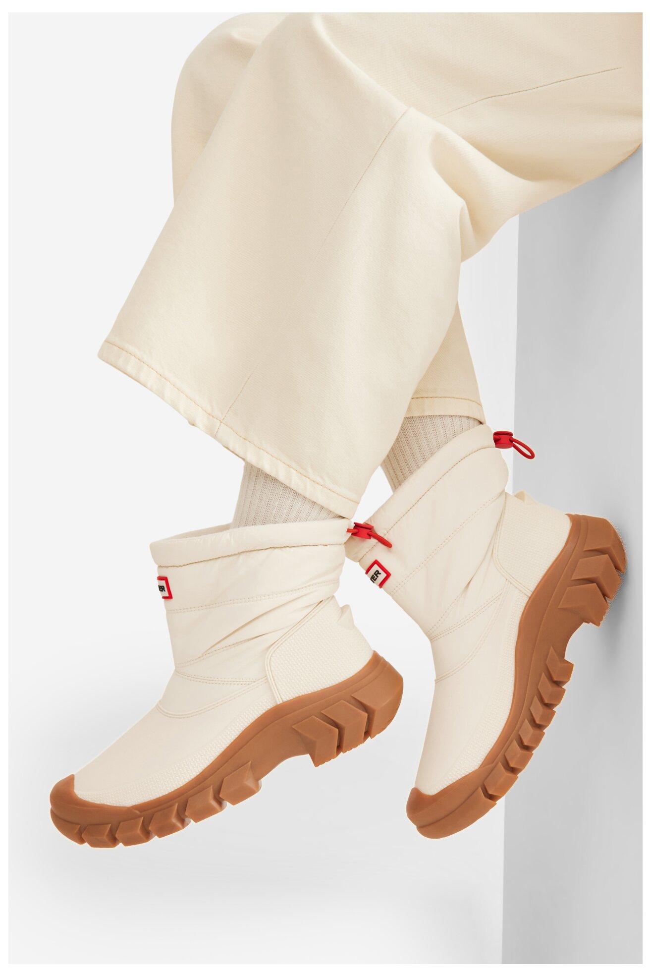 Bokacsizma HUNTER WFS2108WWU FEHÉR