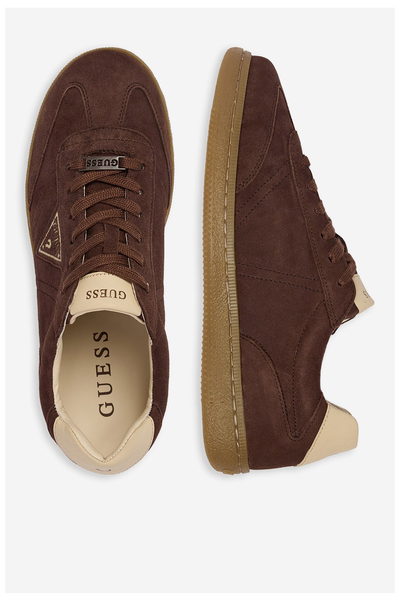 Sneakers GUESS CEO-BI12-3210-02(CH) Brązowy