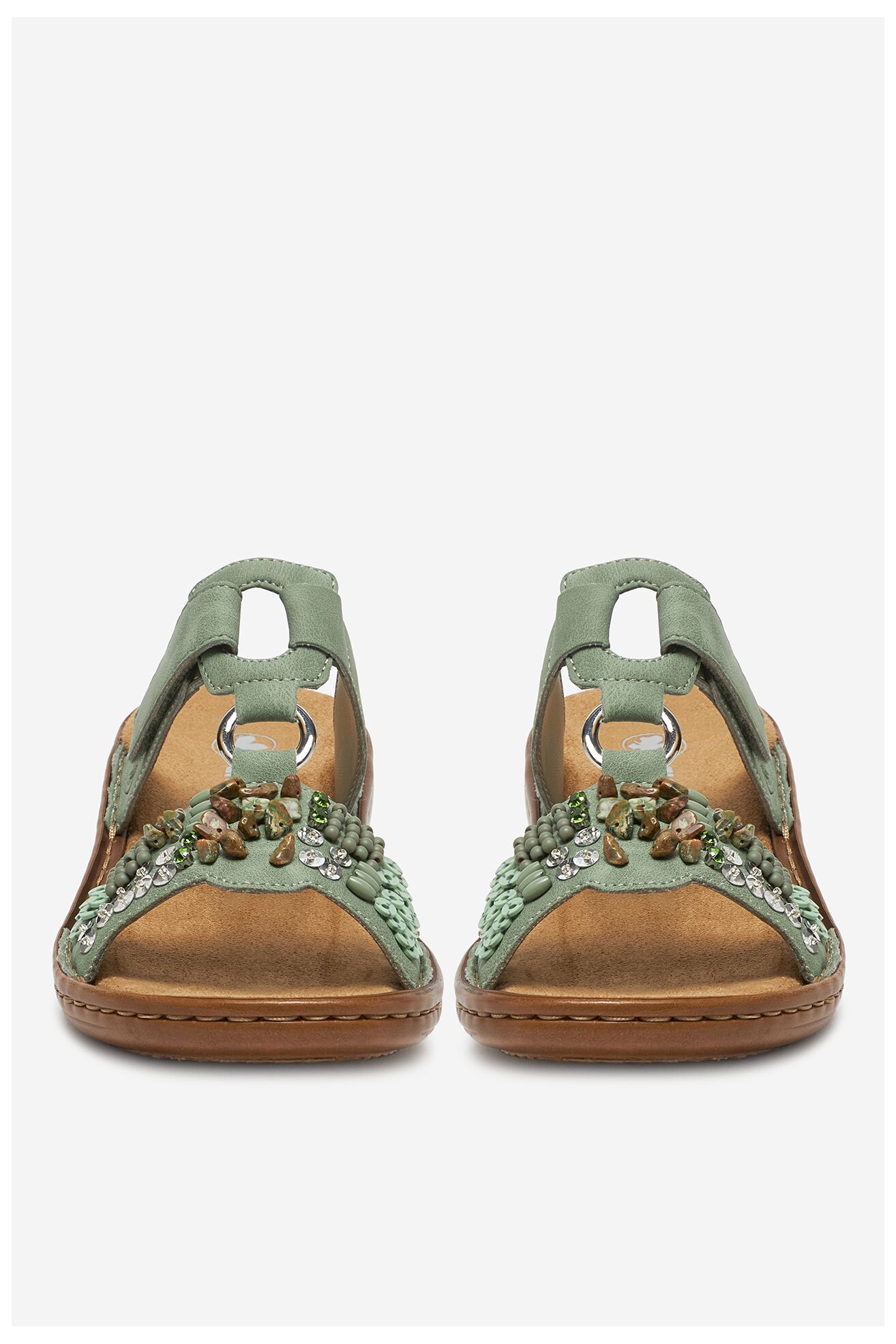 Șlapi Rieker 60814-52 VERDE DESCHIS