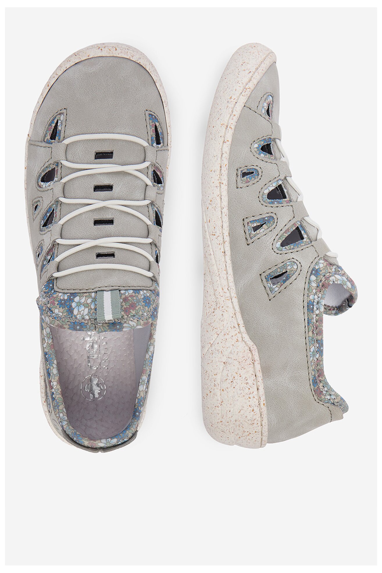 Половинки обувки Rieker CEO-54551-41 СИВ