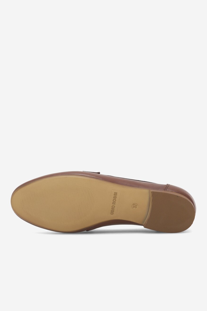 Mokaszin Gino Rossi CAMEL - 5905588410690