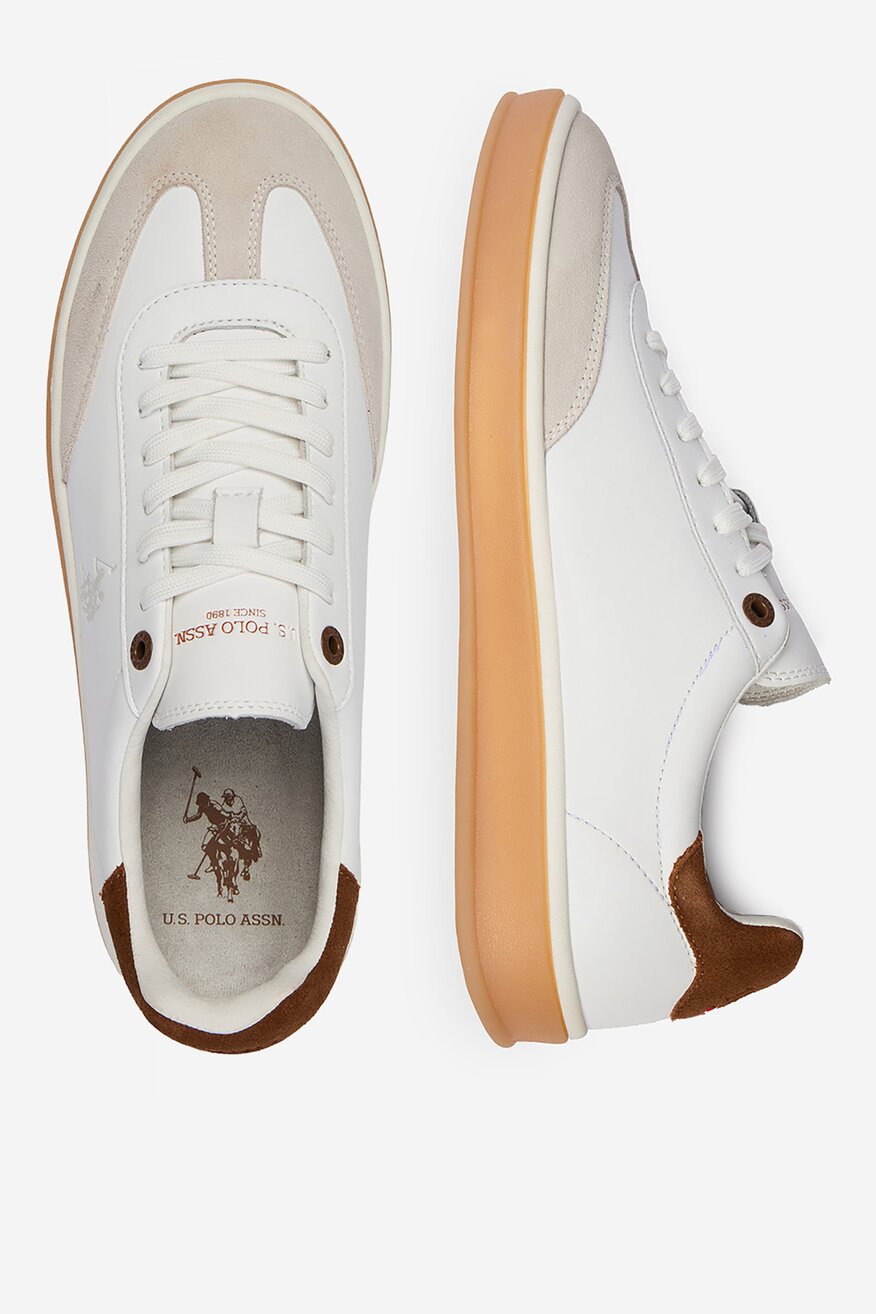 U.S. POLO ASSN. - Sneakersy skórzane - 5906751956915