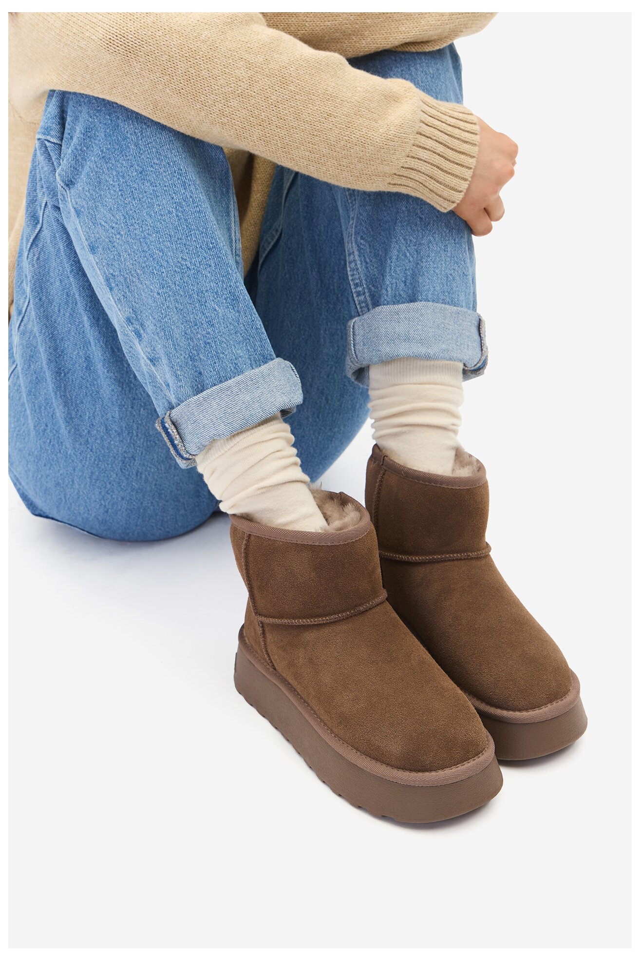 Botki Badura C-WFA-01-H Brązowy jasny