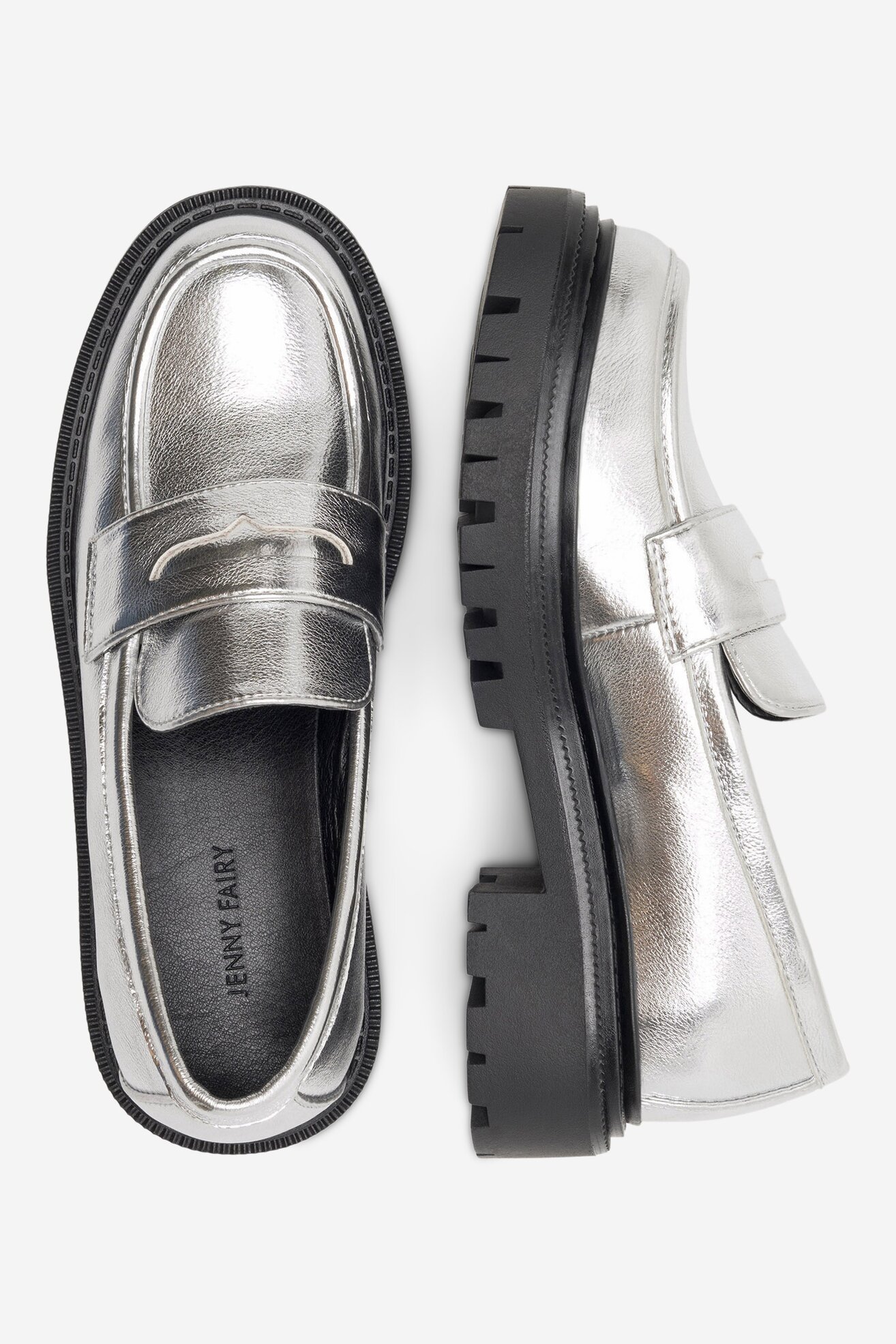 Mokasyn Jenny Fairy KIRA HY60031D-4 Srebrny