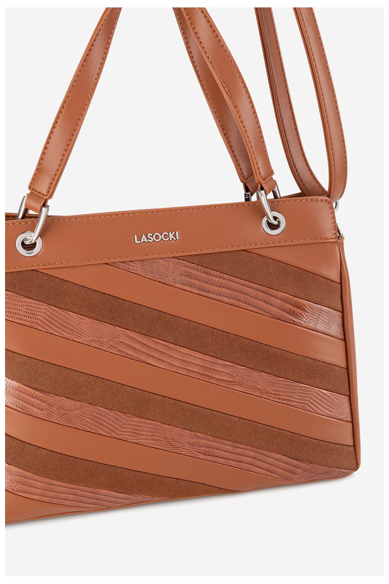 Дамска чанта Lasocki LSK-X-012-07 КАМЕЛ