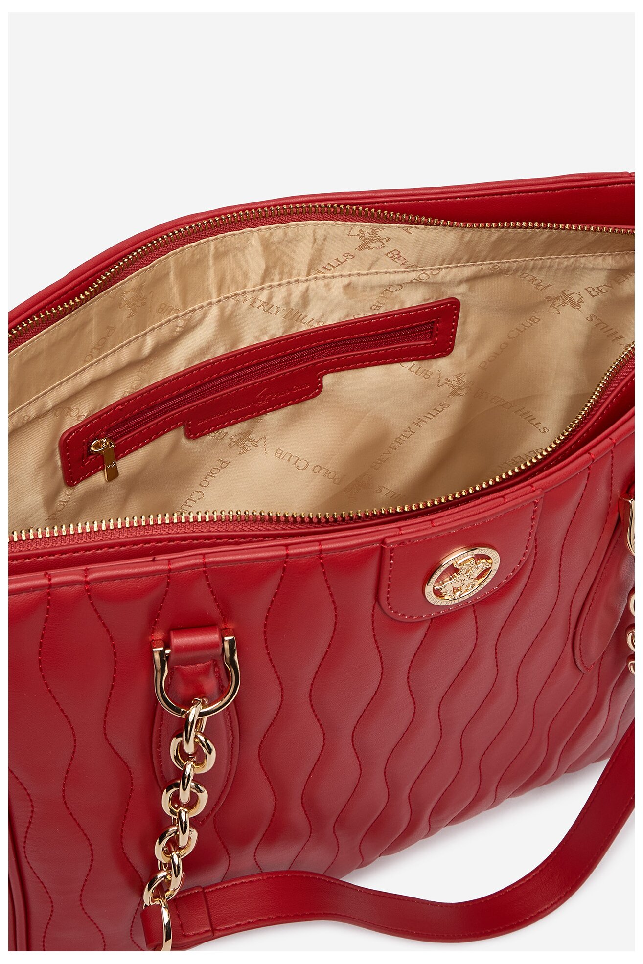 Дамска чанта Beverly Hills Polo Club CEO-BHPC-C-016-09 ЧЕРВЕН