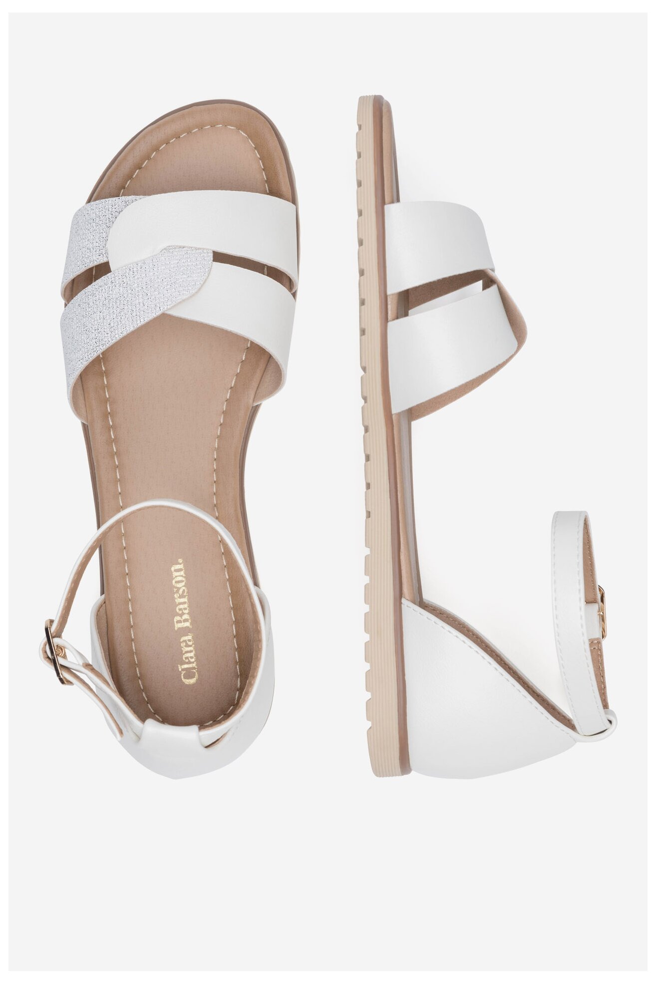 Sandały Clara Barson WS6262-02 Biały