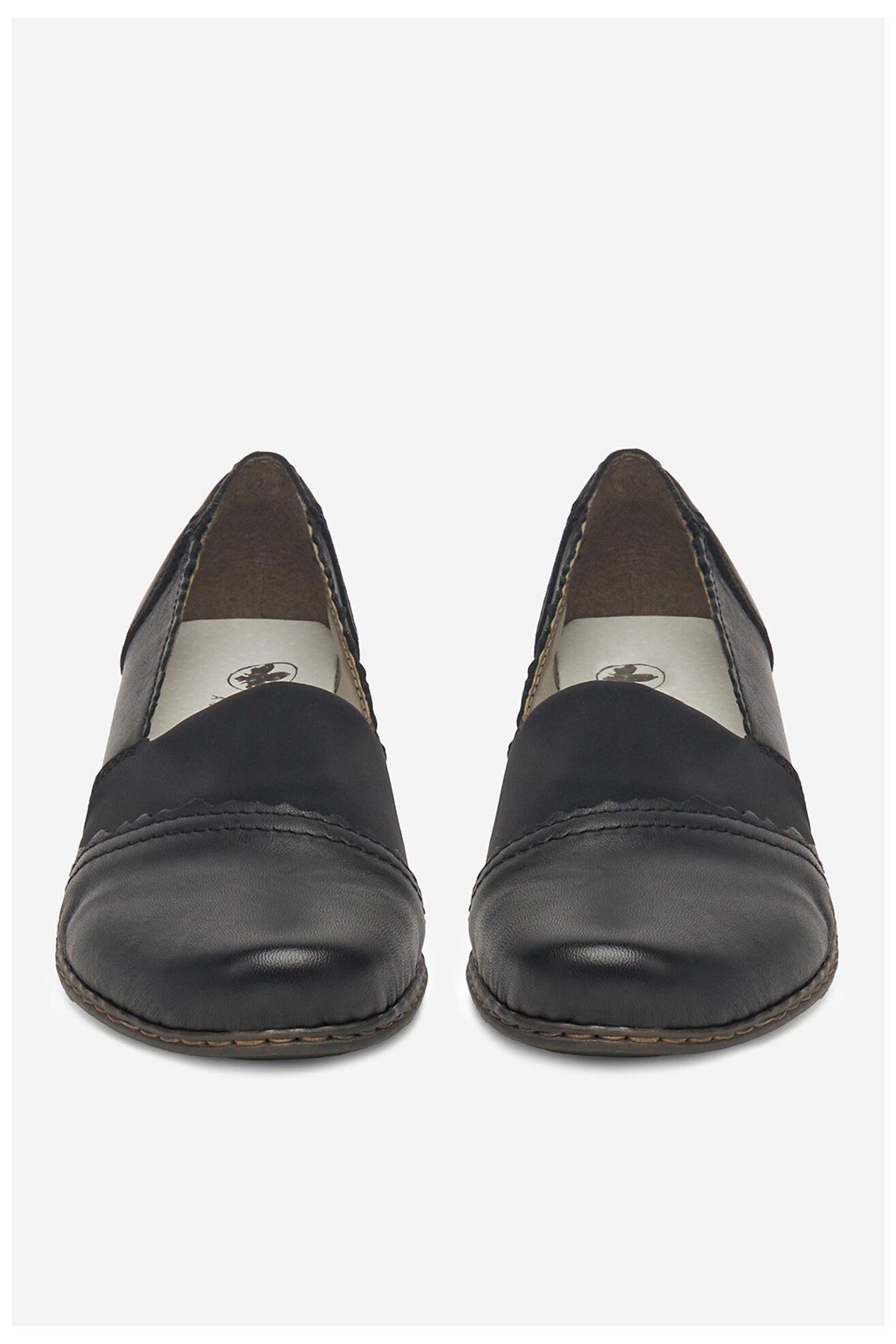 Елегантни обувки Rieker 40911-00 ЧЕРЕН