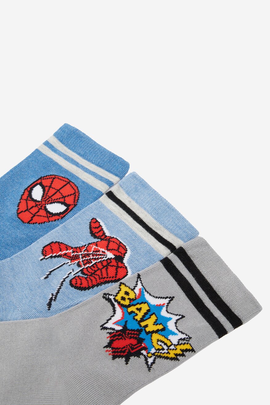 Spider-Man - Skarpetki długie 3-pak - 5906751719565