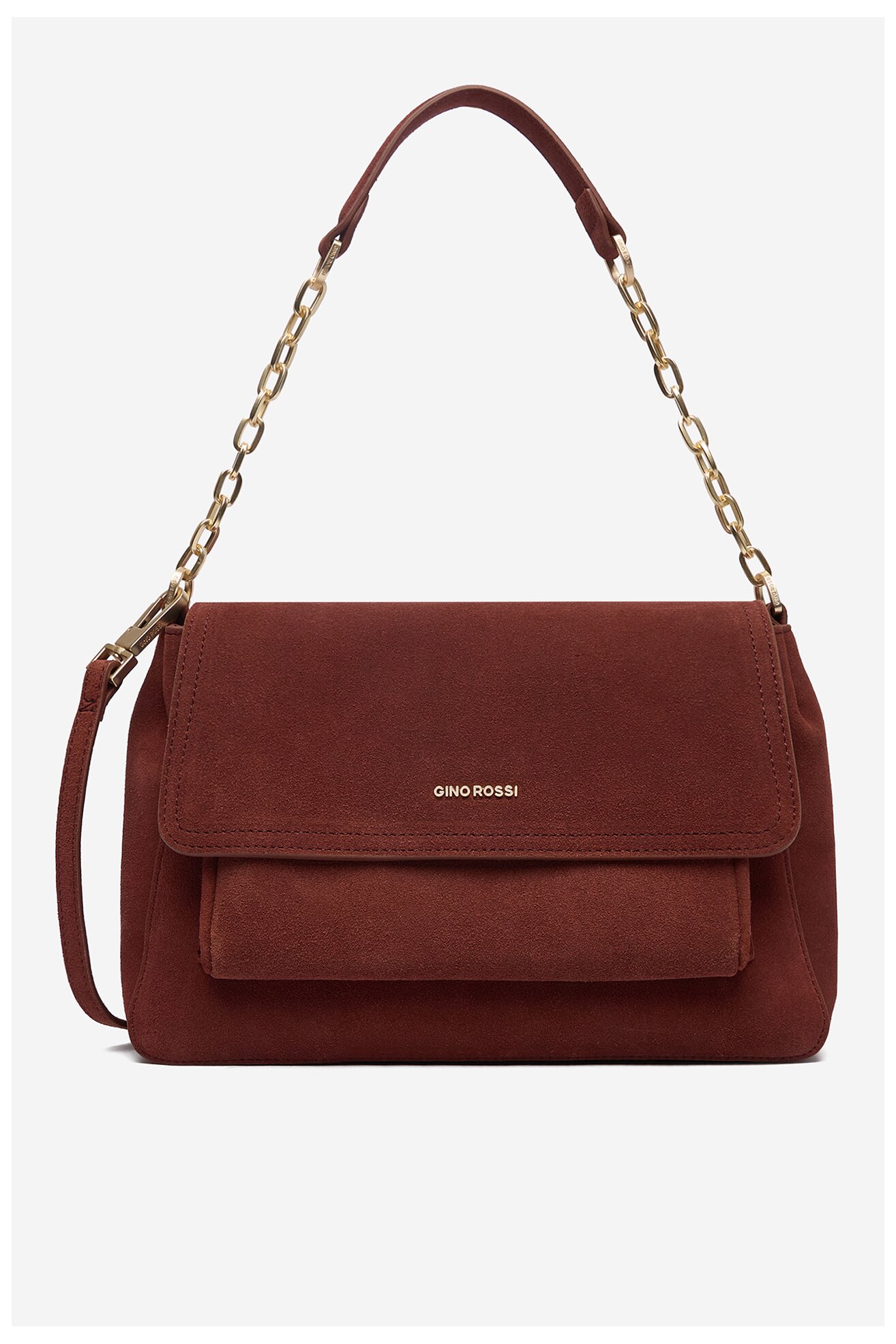 Дамска чанта Gino Rossi EO-LA224-19145 БОРДО
