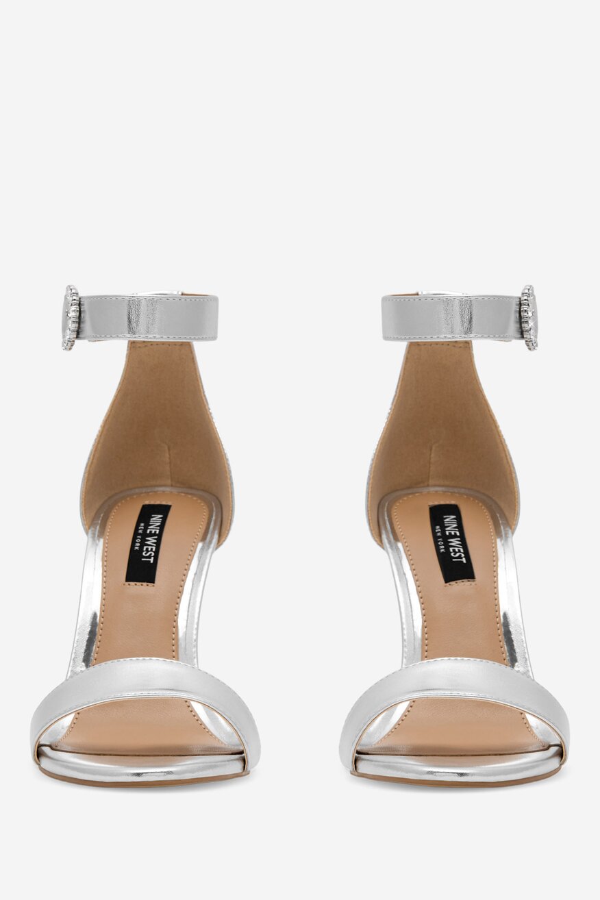 Sandály NINE WEST STŘÍBRNÁ - 5905588517511