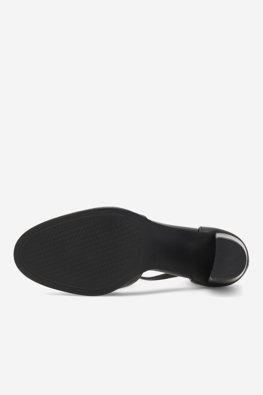 
                Lasocki - Czółenka skórzane na słupku - 5905588354543