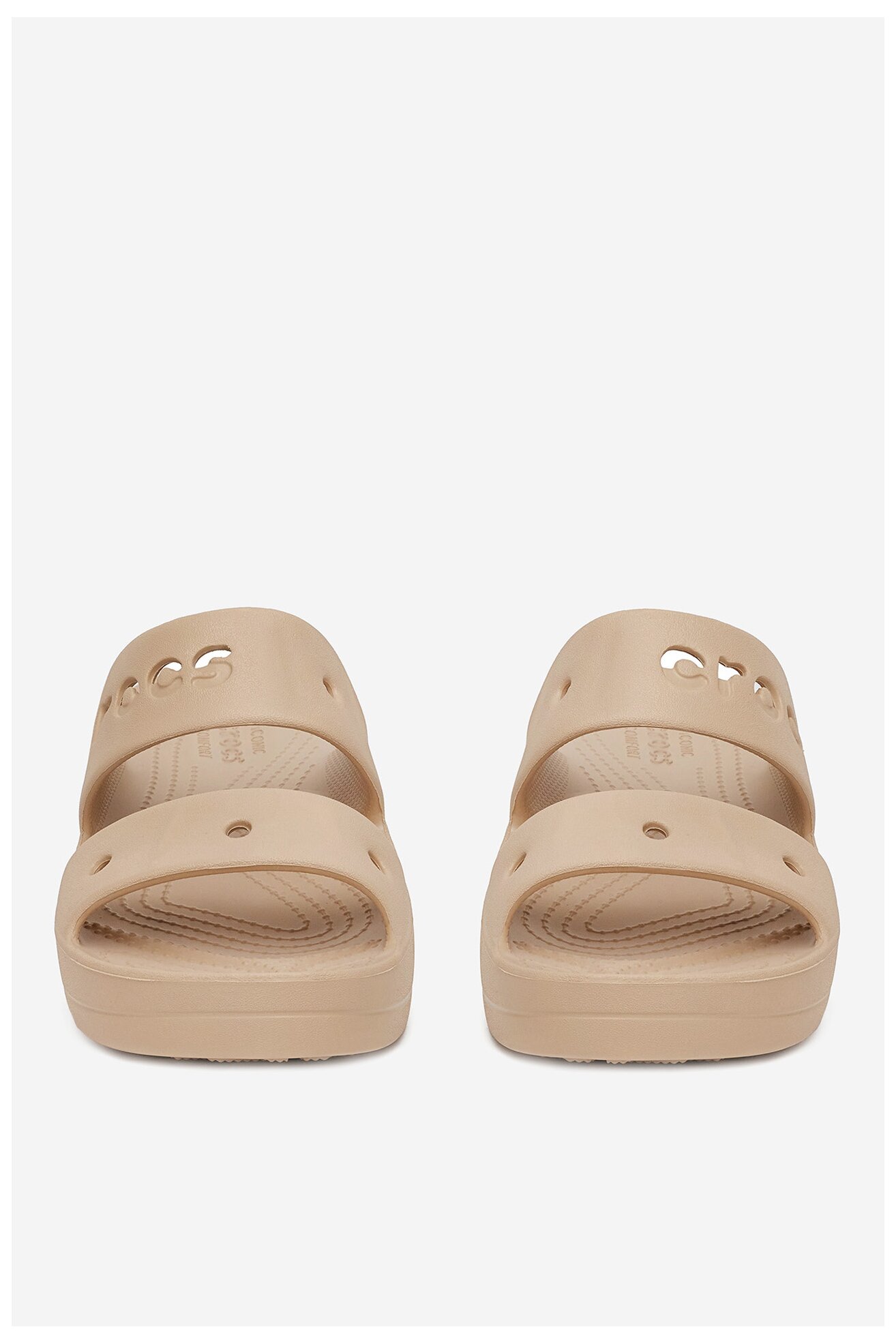 Klapki basenowe Crocs C-BAYA PLATFORM SANDAL 208188-212 Beżowy