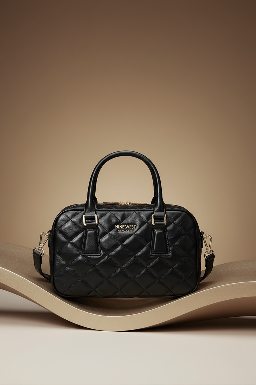 NINE WEST - Średnia torebka kuferek - 5906751222096