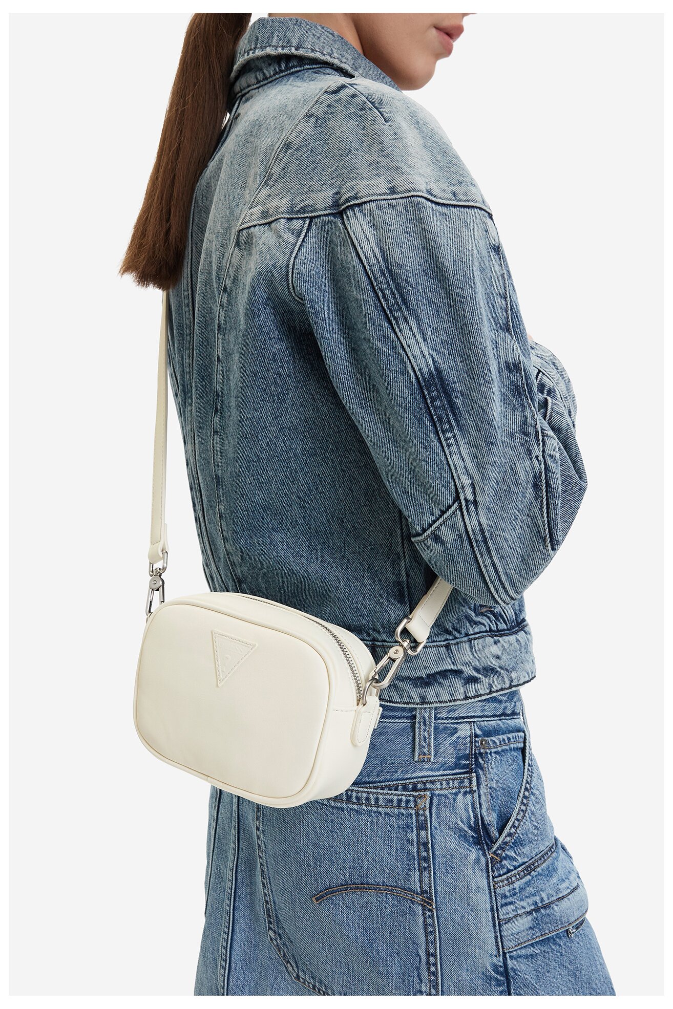 Сумка З Ремінцем GUESS JEANS CWBEO-GUESS-B-012-09 БЕЖЕВИЙ