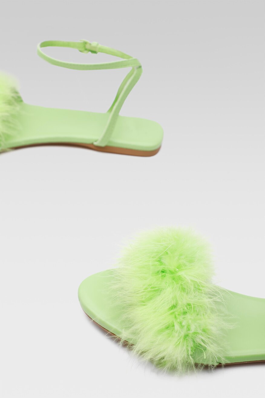 
                Jenny Fairy - Sandały z aplikacją zielone - 5904248835309