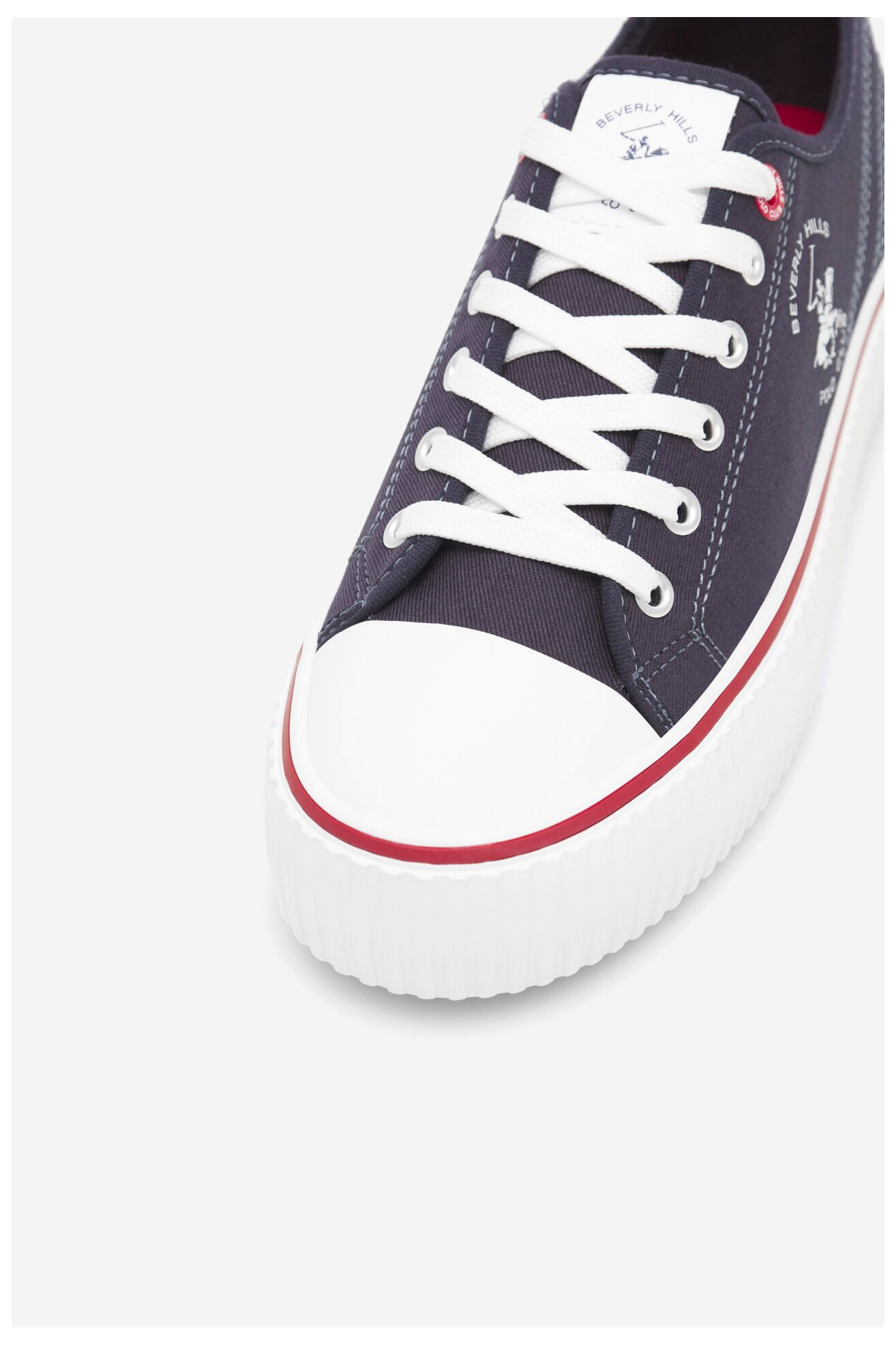 Plátěná obuv Beverly Hills Polo Club W-BHPC027M TMAVĚ MODRÁ