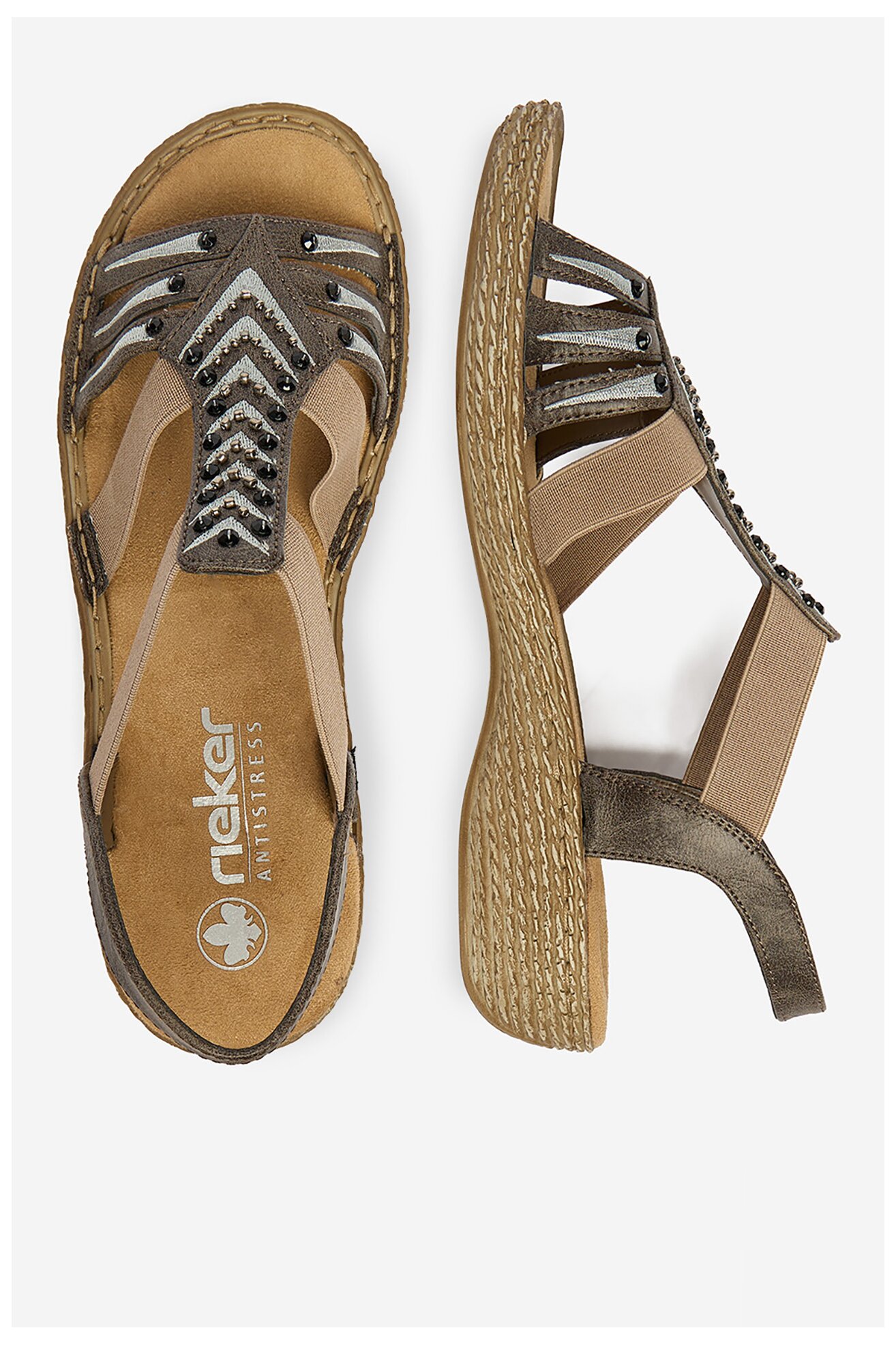 Сандали Rieker CEO-65861-45 ТЪМНОСИВ