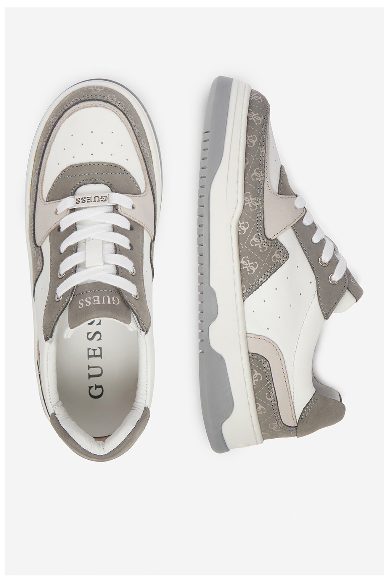 Sneakers GUESS EO-CI12-CAROL-06 Szary jasny