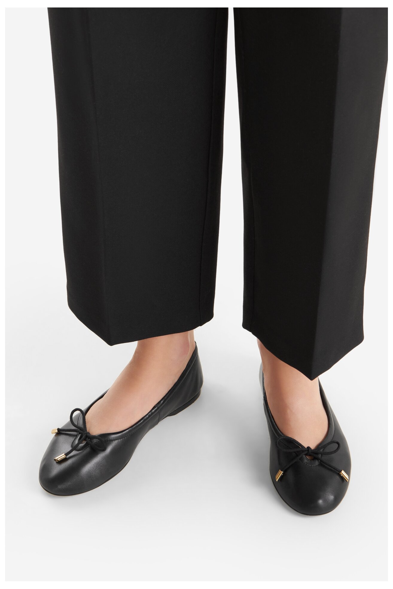 Baleríny Gino Rossi LAYLA-118070 ČERNÁ