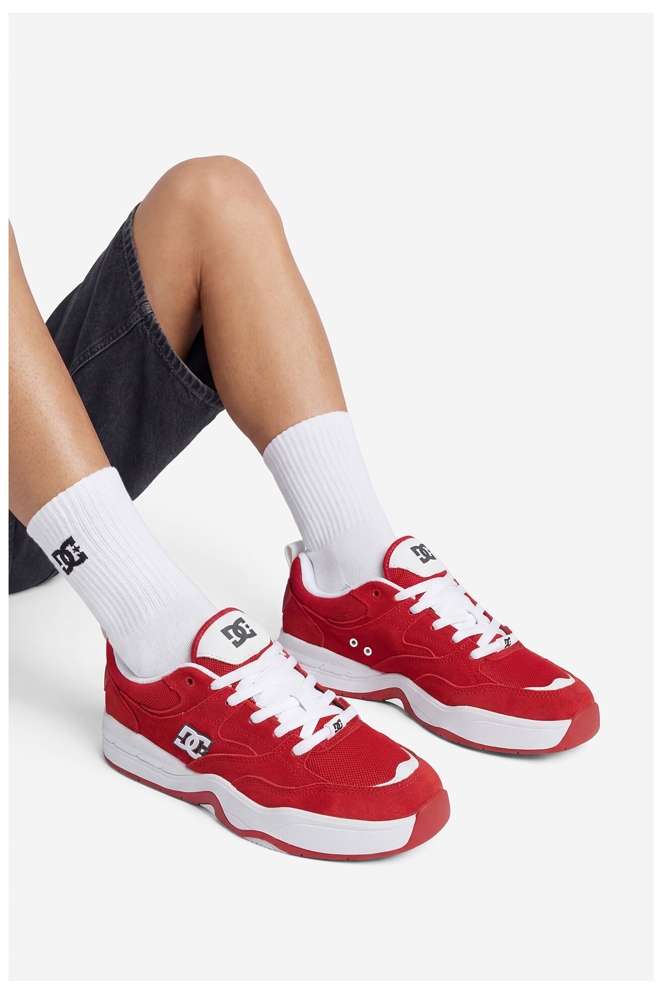 Кросівки спортивні DC Shoes EO-DC ASCEND LE DC01861609 ЧЕРВОНИЙ