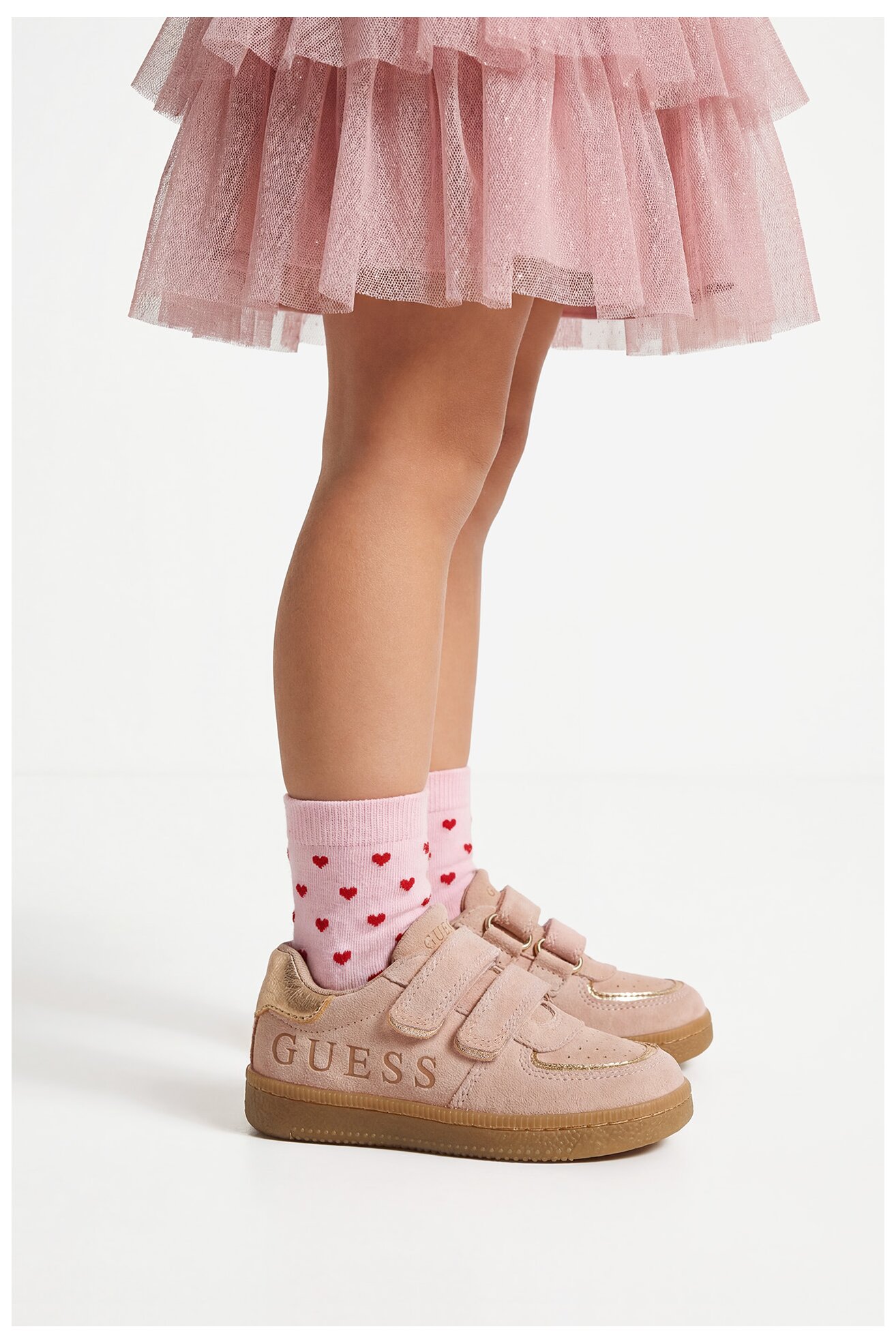 Sneakers GUESS CEO-CI12-SS2026(DZ) Różowy jasny