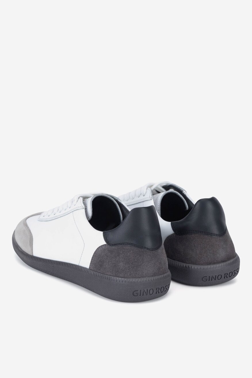 
                Gino Rossi - Sneakersy skórzane - 5905588557692