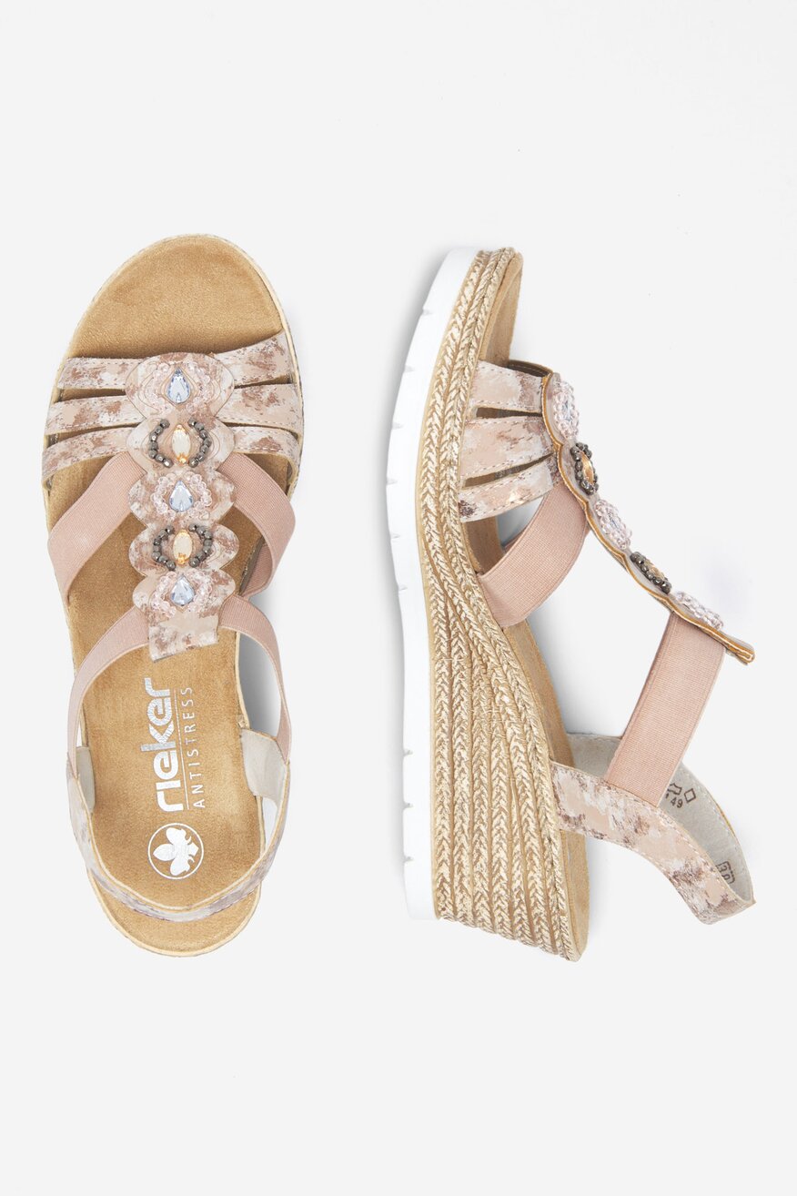 
                Szandál Rieker RÓZSASZÍN - 2230056171647