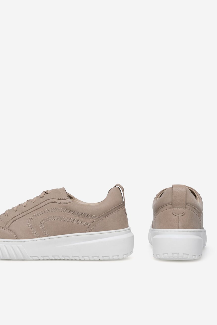 Sergio Bardi - Sneakersy skórzane - 5905588556206