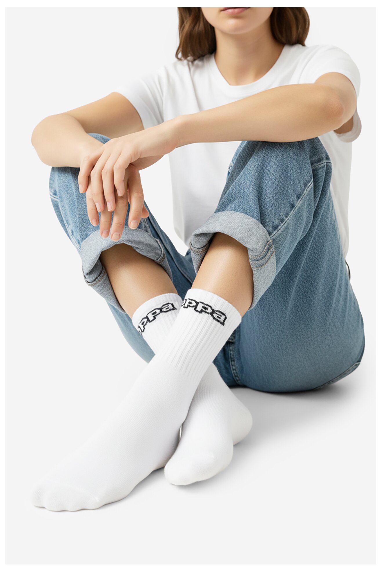 Шкарпетка Kappa CEO_KR_KAPPA_ 004_W_AW25 (3 -PACK) БІЛИЙ