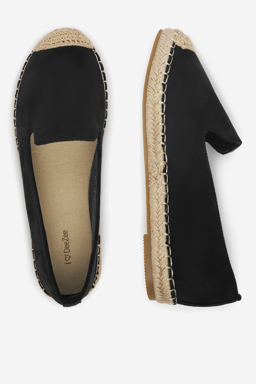 Espadrile DeeZee NEGRU - 5904410850031