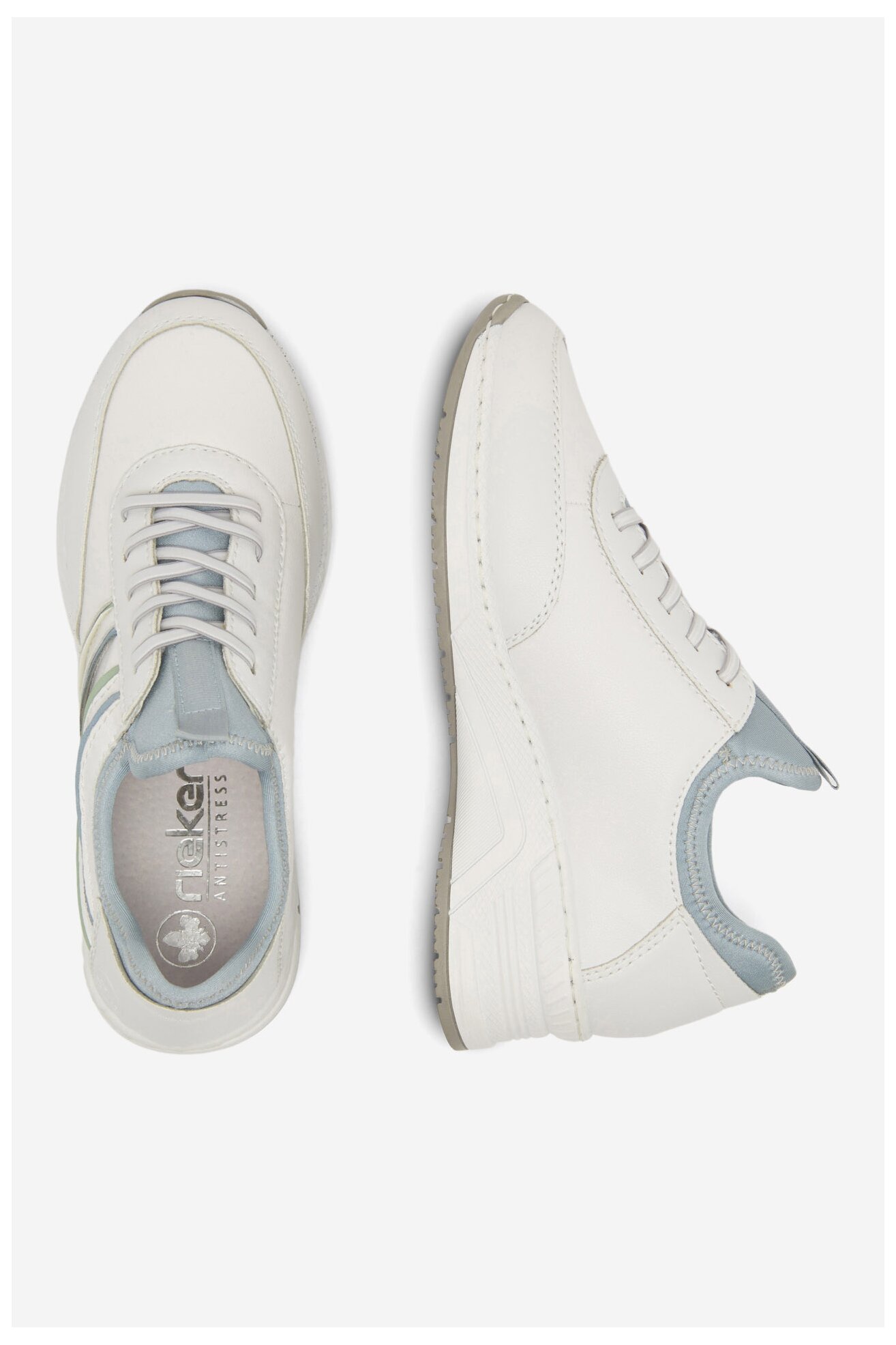 Tornacipő Rieker N4381-80 FEHÉR