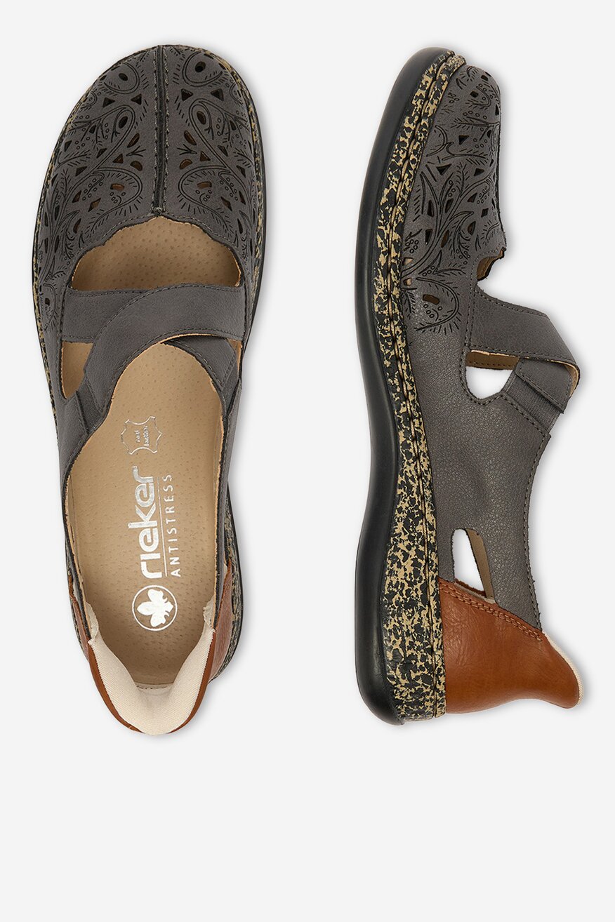 
                Половинки обувки Rieker КОБАЛТОВО СИНЬО - 5906751831861