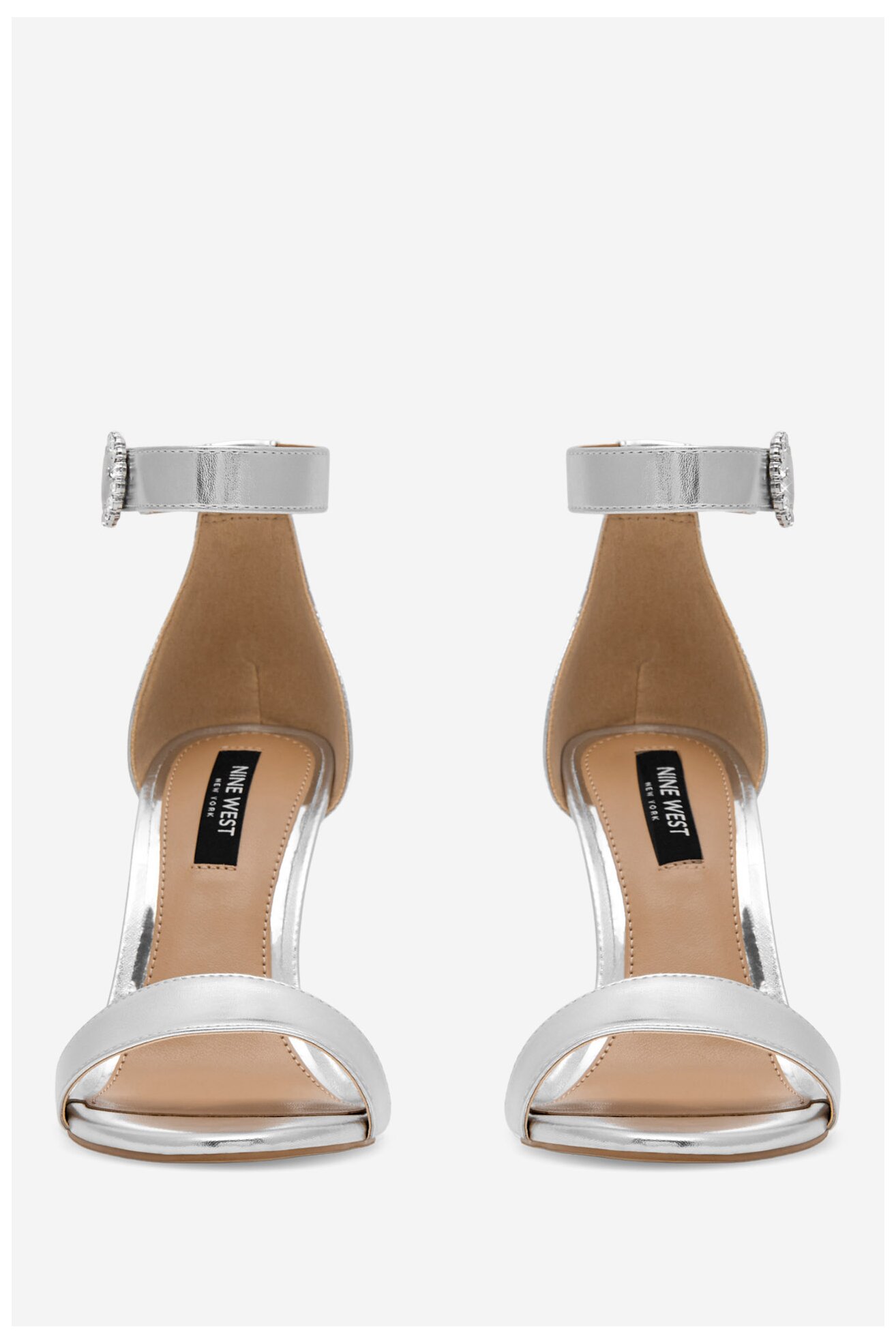 Sandały NINE WEST WFA2646-1 Srebrny