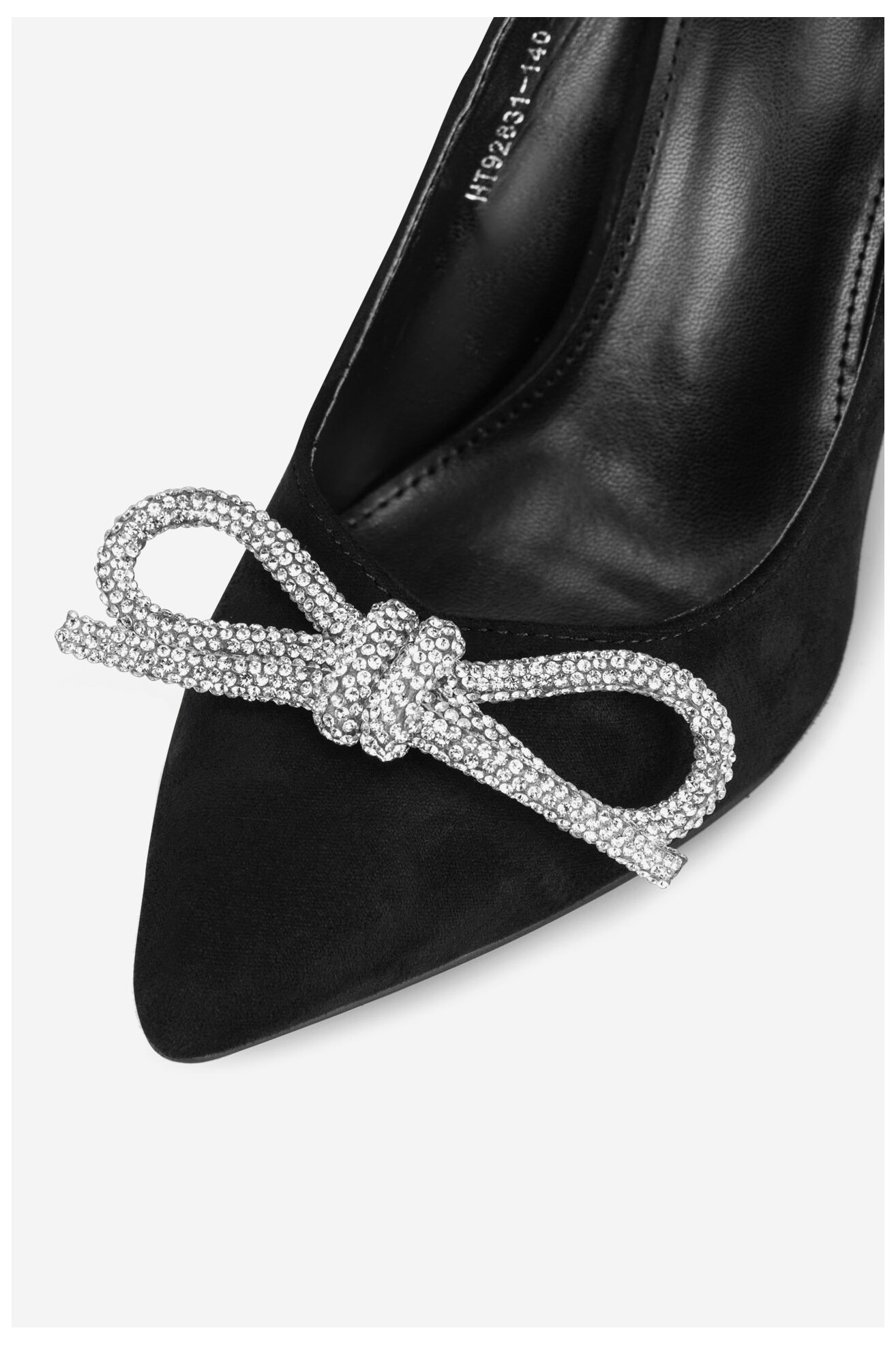 Pantofi cu toc DeeZee HT92831-140 NEGRU