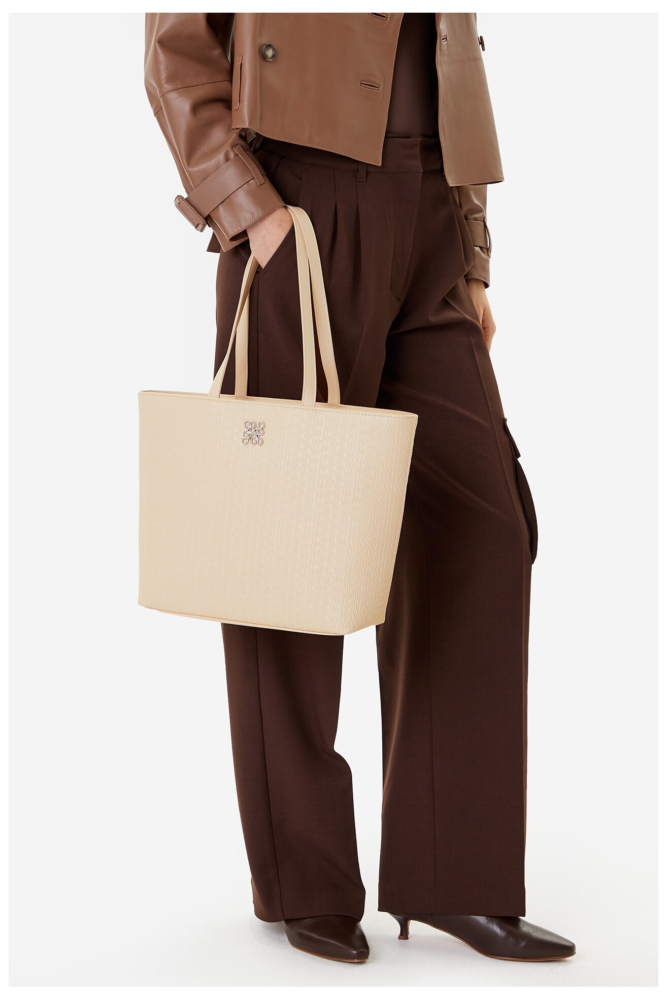 Kézitáska NINE WEST CEO-HAMPSHIRE-IV-LDA8170 BÉZS