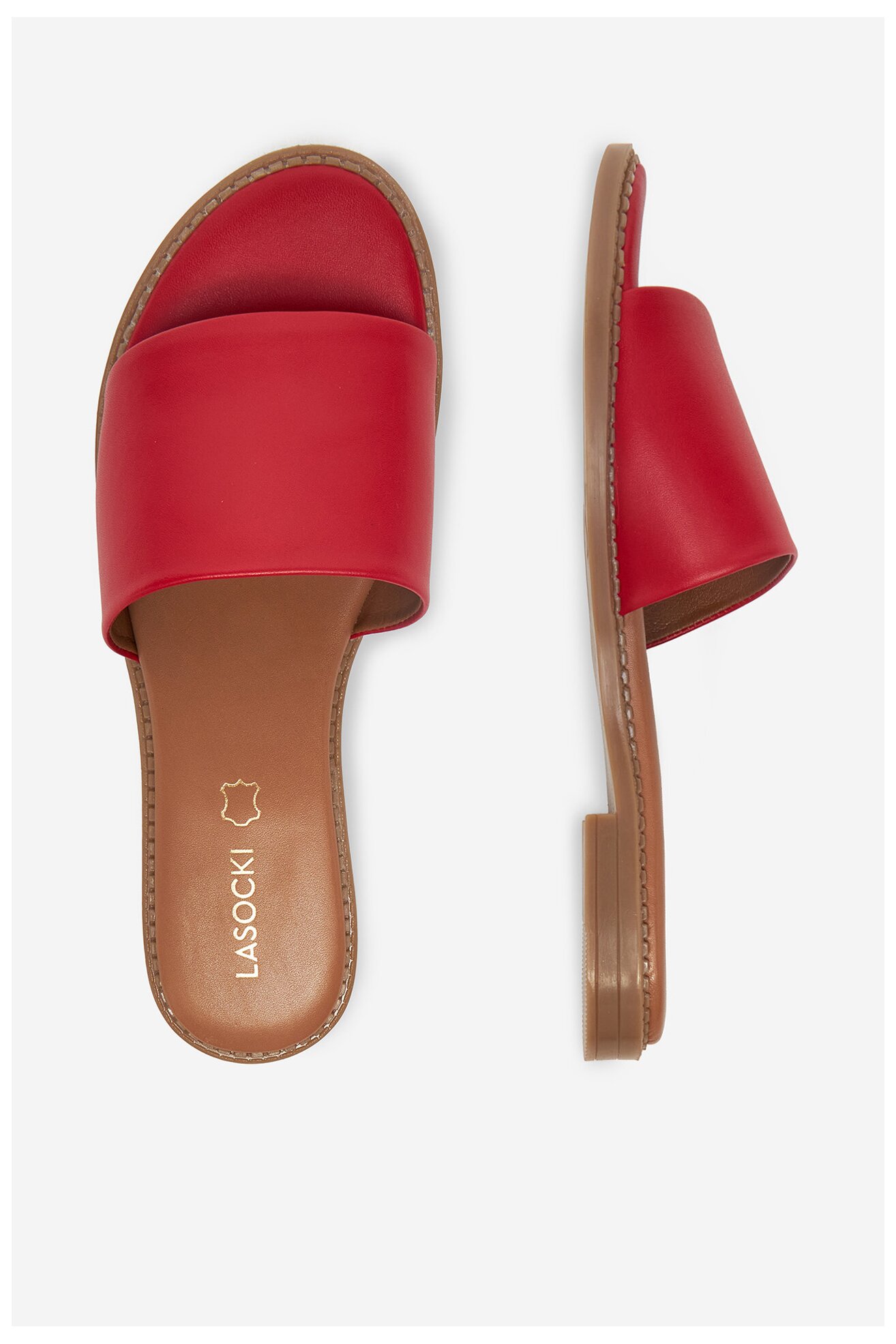Klapki Lasocki EST-AFIONA-01 Czerwony
