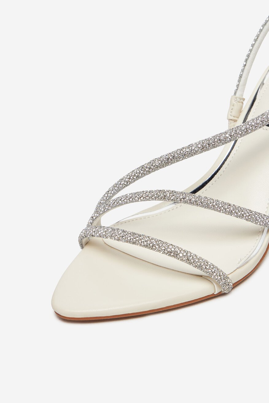 Sandály NINE WEST BÍLÁ - 5906751160350